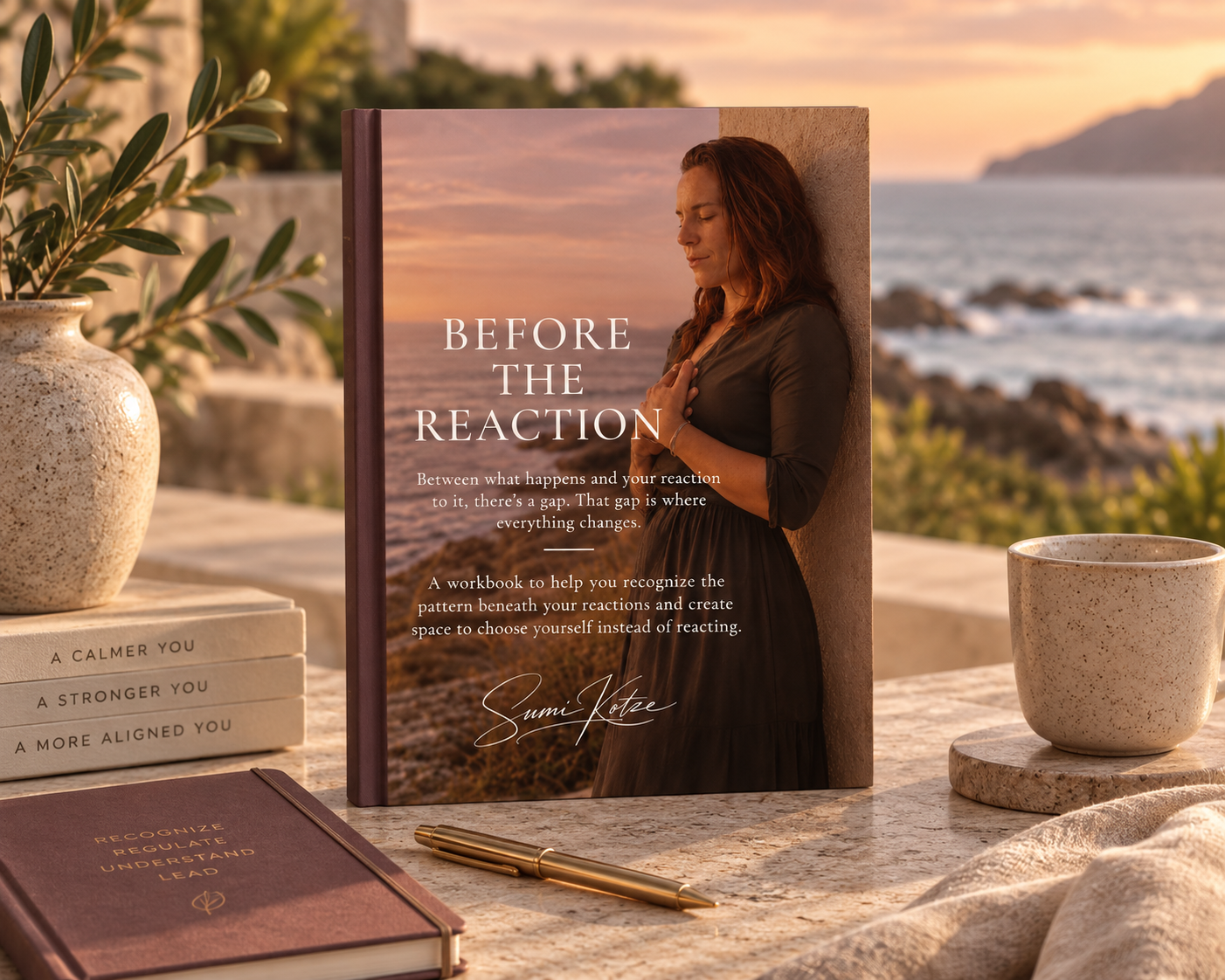 Before the Reaction — a practical workbook by Sumi Kotze